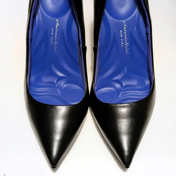 Antonia Saint Ny Shoes- comfortable Victoria Black High Heel pumps SzB10.5 - Picture 3 of 10
